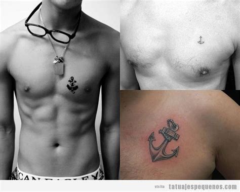 tatuajes pequeños en el pecho hombre|Tatuajes Pequeños para Hombres en el Pecho con Significado